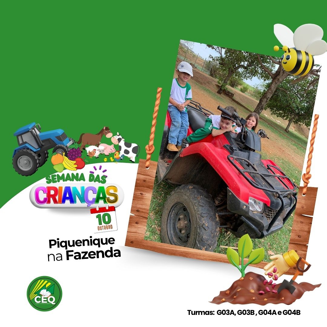 Atividades lúdicas da Educação Infantil CEQ Quirinópolis